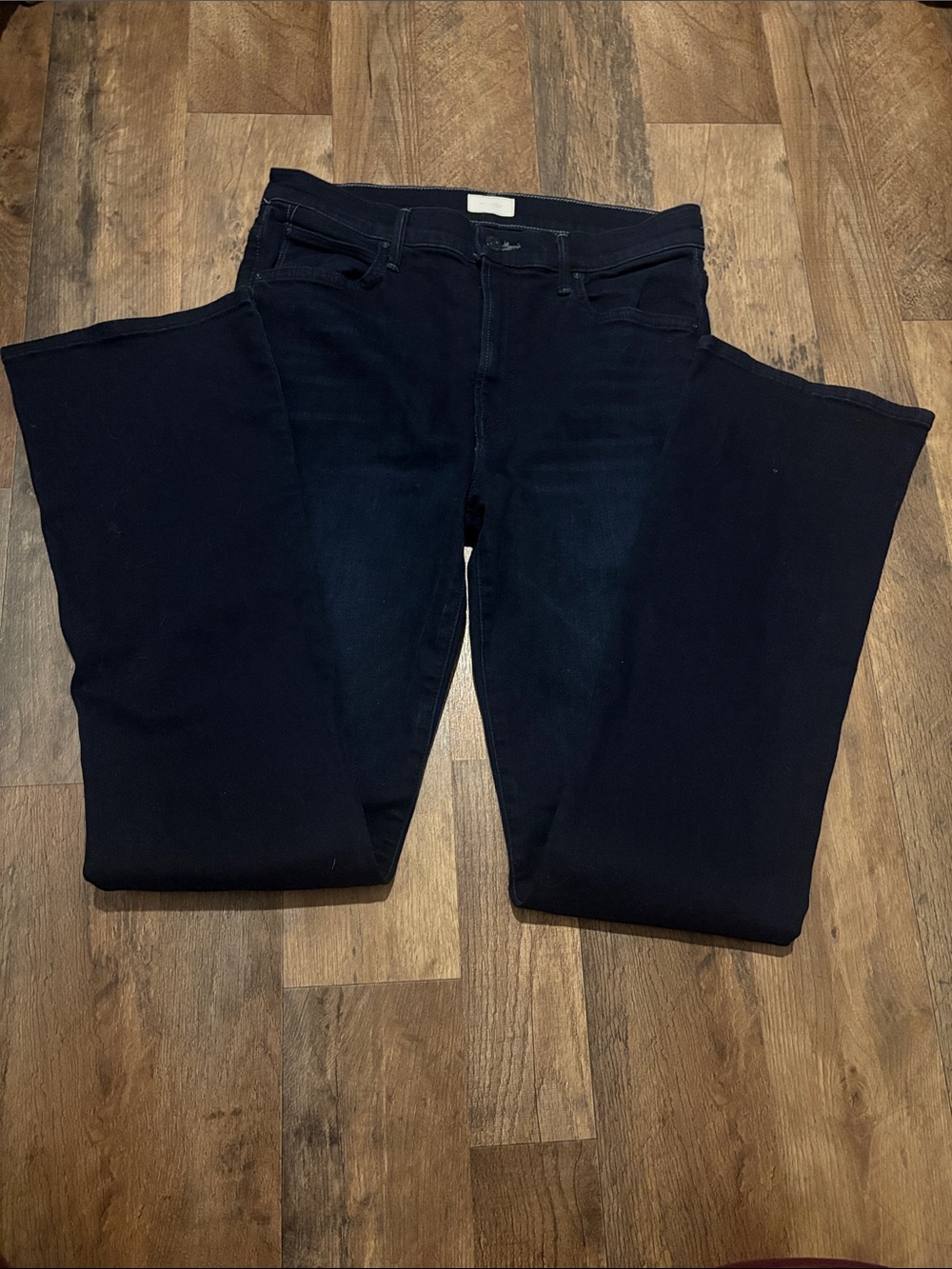Mother Dark wash Women's Dark Blue Stretch Bootcut Jeans